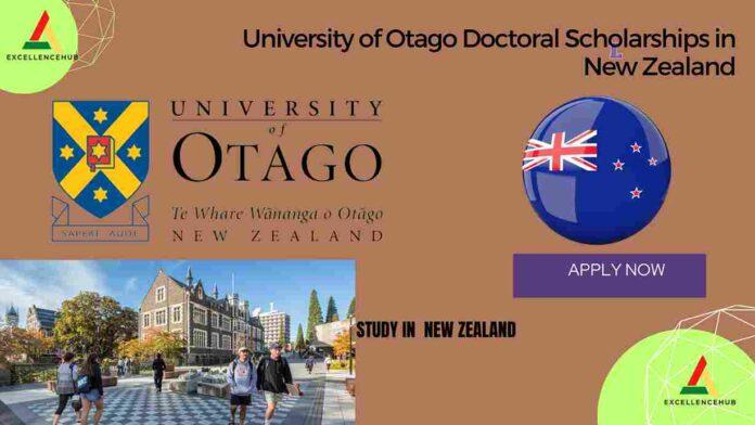 University of Otago Doctoral Scholarships in New Zealand