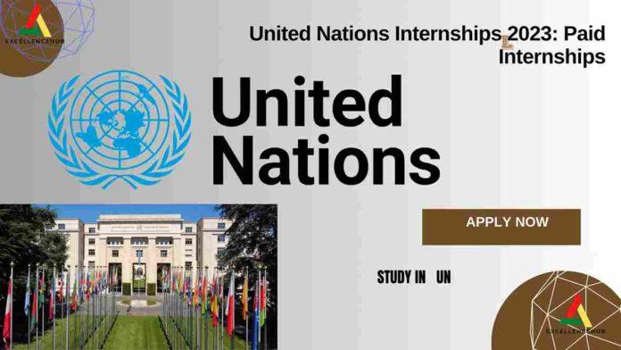 United Nations Internships 2023: Paid Internships
