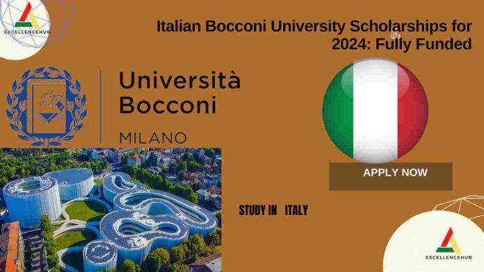 Italian Bocconi University Scholarships for 2024: Fully Funded