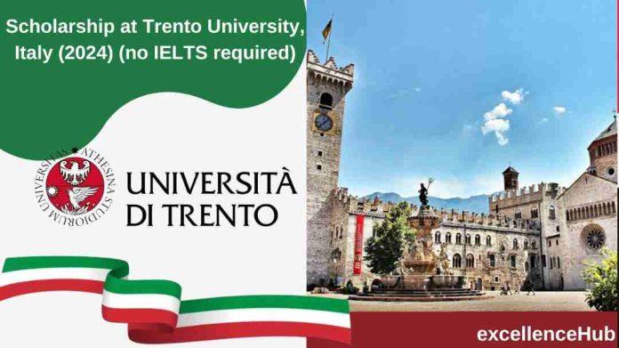 Scholarship at Trento University, Italy (2024) (no IELTS required)
