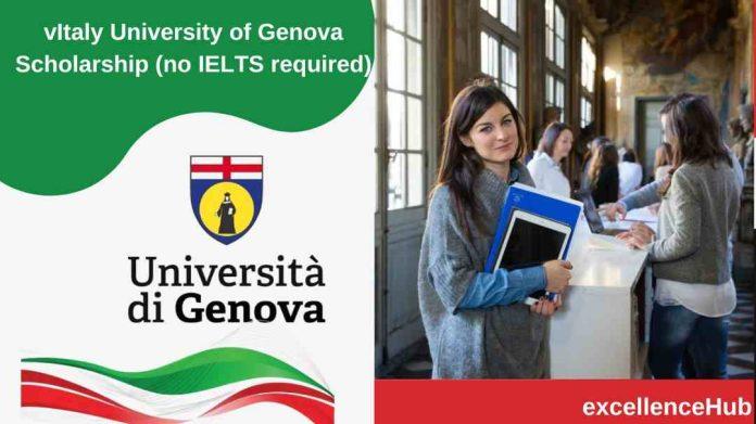 Italy University of Genova Scholarship (no IELTS required)