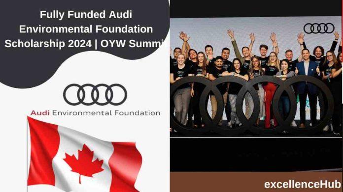 Fully Funded Audi Environmental Foundation Scholarship 2024 | OYW Summit