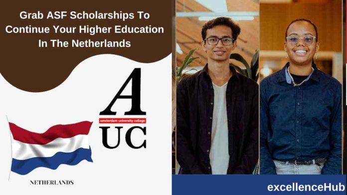 Grab ASF Scholarships To Continue Your Higher Education In The Netherlands