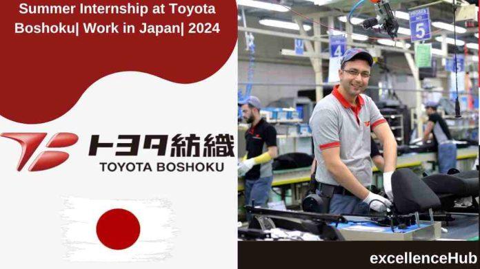 Summer Internship at Toyota Boshoku| Work in Japan| 2024