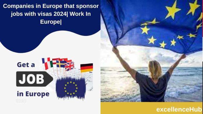 Companies in Europe that sponsor jobs with visas 2024| Work In Europe|
