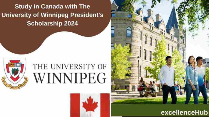 Study in Canada with The University of Winnipeg President's Scholarship 2024