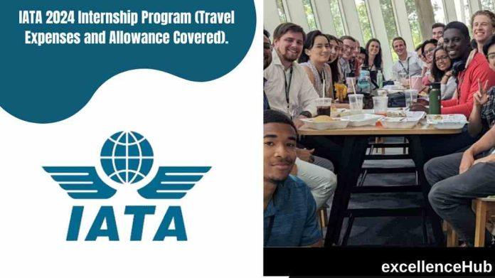 IATA 2024 Internship Program (Travel Expenses and Allowance Covered).