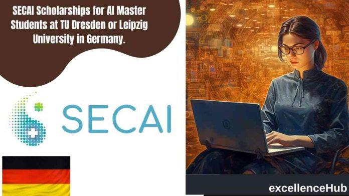SECAI Scholarships for AI Master Students at TU Dresden or Leipzig University in Germany.