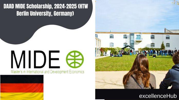 DAAD MIDE Scholarship, 2024-2025 (HTW Berlin University, Germany)