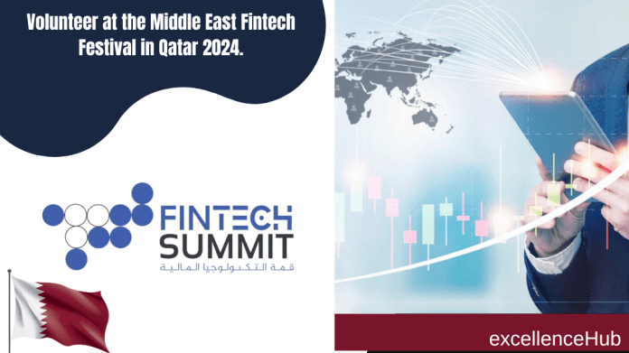 Volunteer at the Middle East Fintech Festival in Qatar 2024.