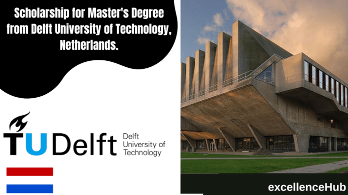 Scholarship for Master's Degree from Delft University of Technology, Netherlands.