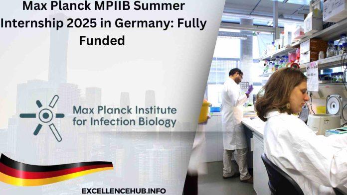 Max Planck MPIIB Summer Internship 2025 In Germany: Fully Funded ...